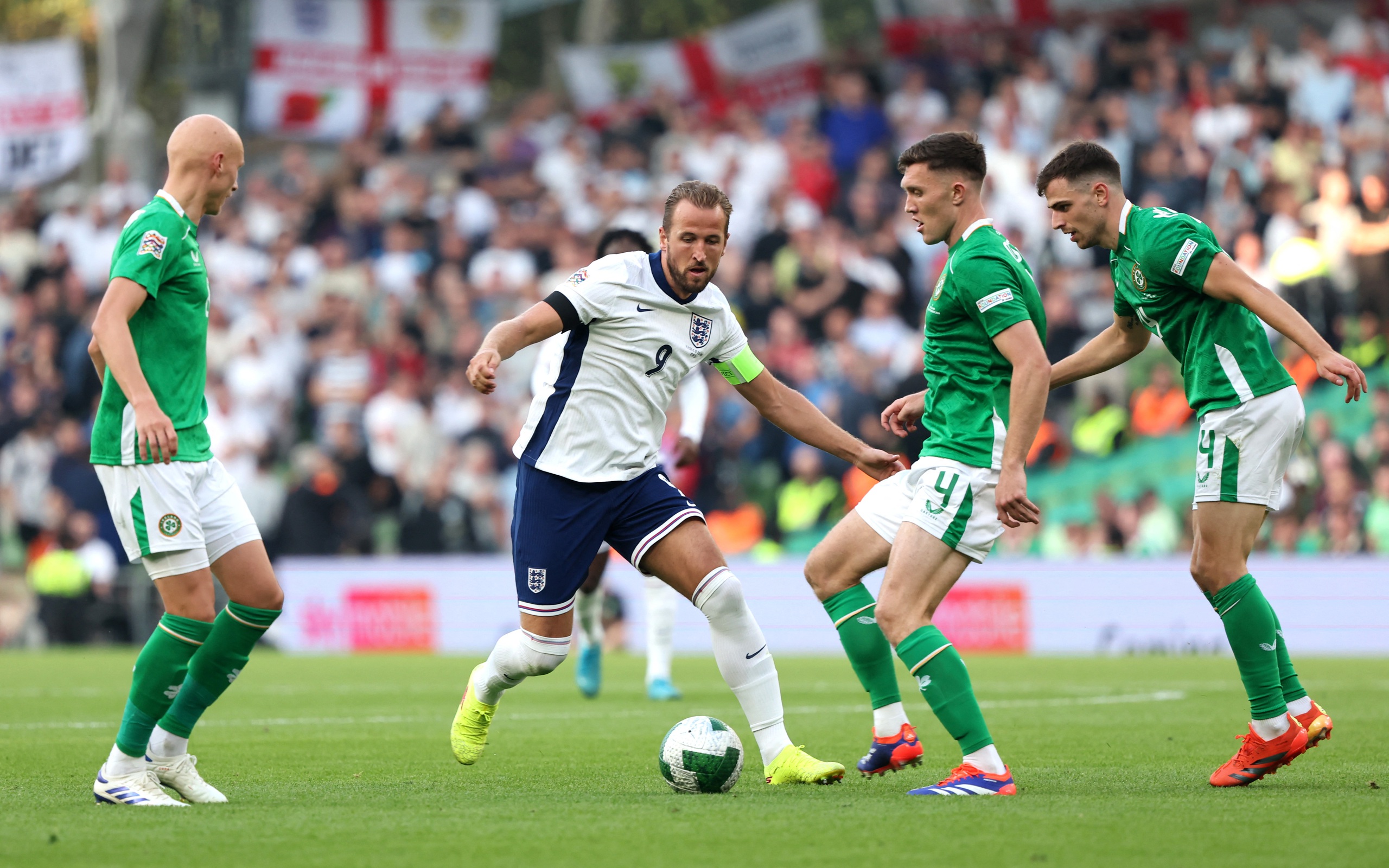 Rice v&agrave; Grealish b&ugrave;ng nổ trước Ireland, tuyển Anh mơ v&eacute; thăng hạng Nations League- Ảnh 1.