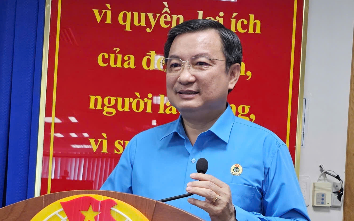 &Ocirc;ng Nguyễn Quốc Dũng l&agrave;m Chủ tịch Li&ecirc;n đo&agrave;n Lao động tỉnh Đồng Nai - Ảnh 2.