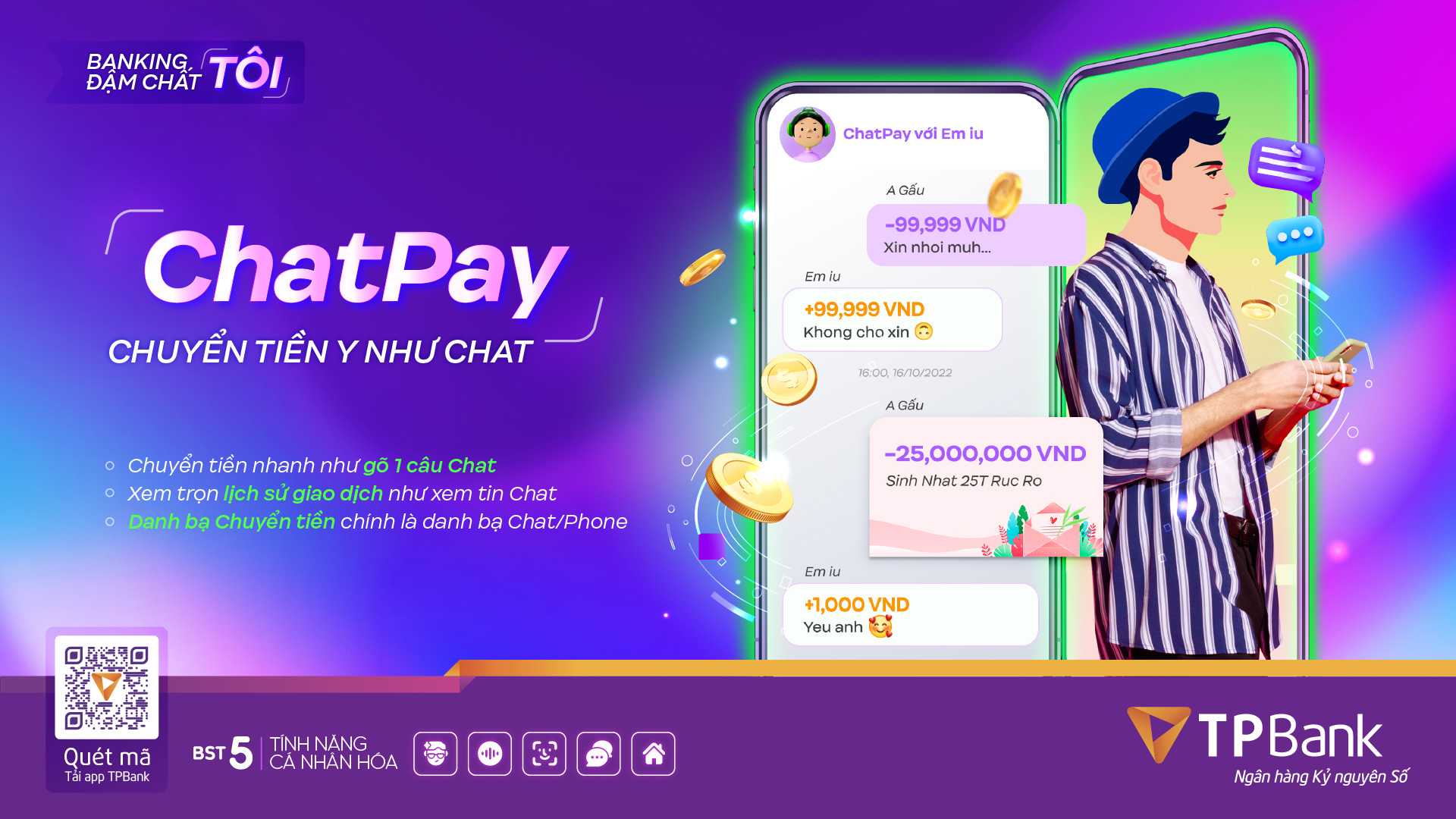 Vượt s&oacute;ng,&nbsp;App TPBank vẫn l&agrave; ứng dụng được y&ecirc;u th&iacute;ch nhất tại WeChoice 2024- Ảnh 1.