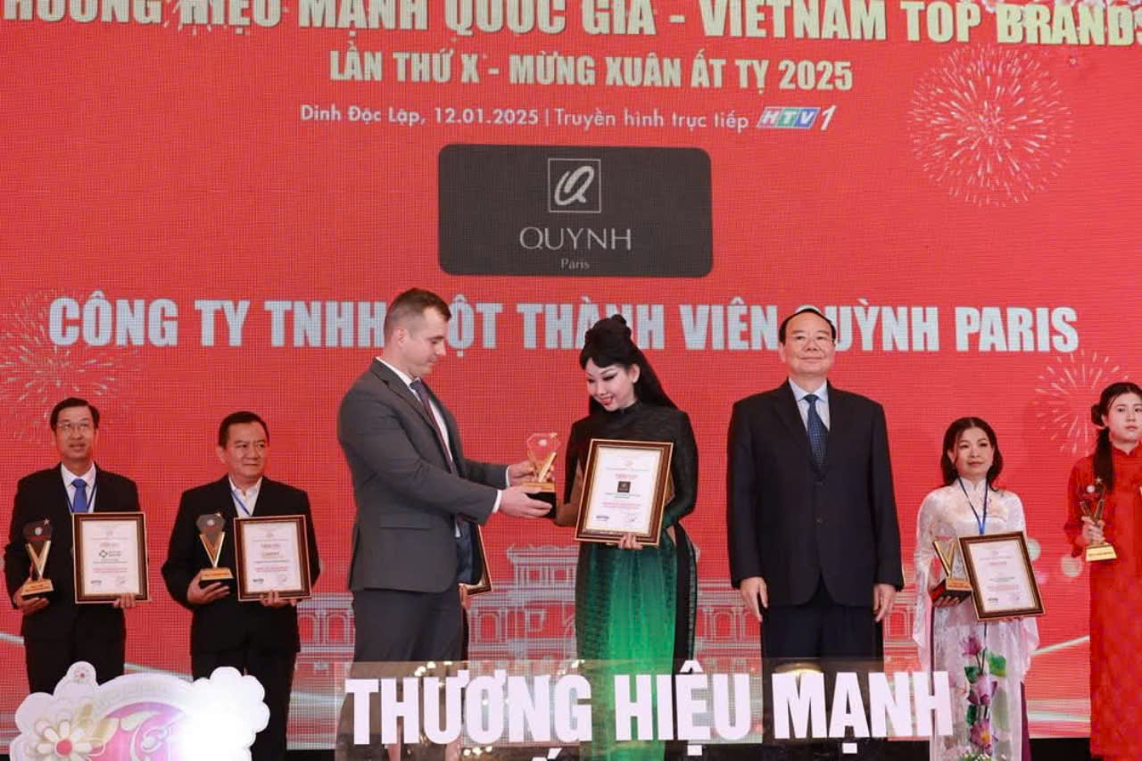 Quỳnh Paris đạt danh hiệu Thương hiệu mạnh quốc gia- Ảnh 4.