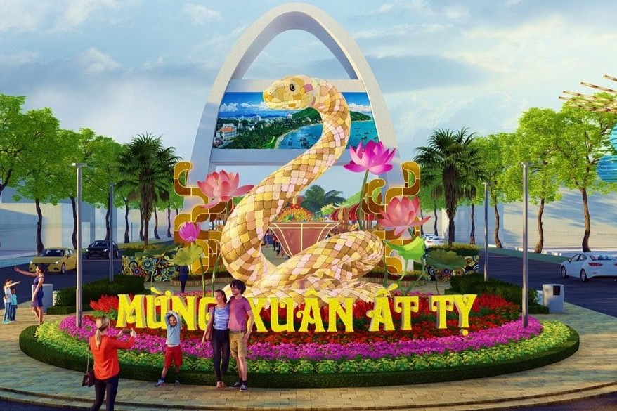 Hé lộ hình ảnh linh vật tại Hội hoa Xuân Vũng Tàu- Ảnh 2.