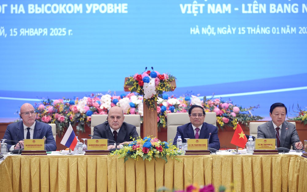 Việt Nam - Nga thúc đẩy hợp tác trên các lĩnh vực