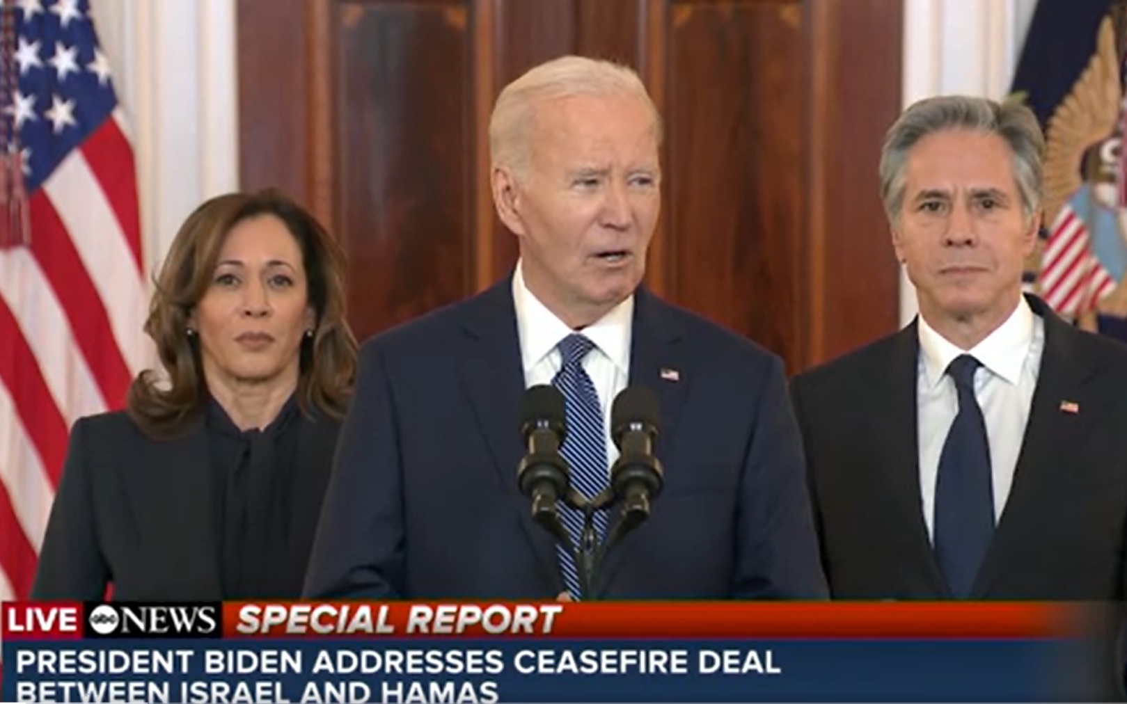 Thỏa thuận ngừng bắn Gaza: Tổng thống Biden gặp câu hỏi khó xử về ông Trump