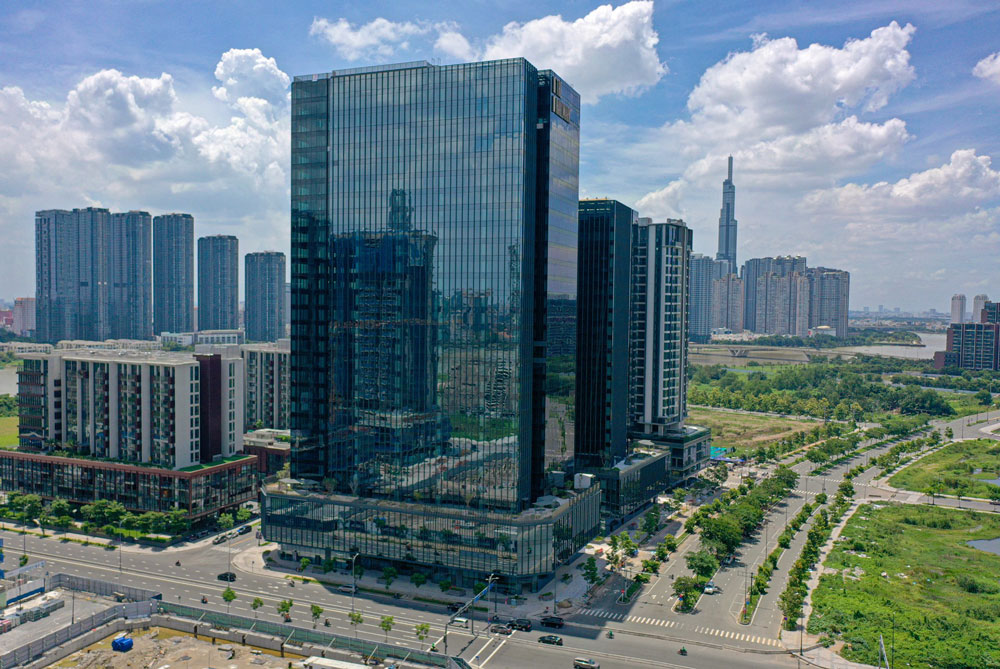 Chuy&ecirc;n gia g&oacute;p &yacute; cần th&iacute; điểm trung t&acirc;m t&agrave;i ch&iacute;nh ở khu vực Thủ Thi&ecirc;m, TP Thủ Đức, TP HCM. Ảnh: HO&Agrave;NG TRIỀU