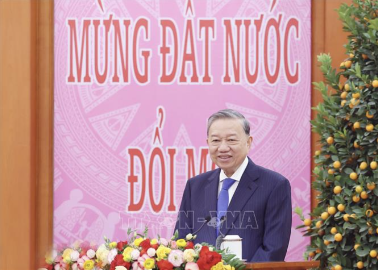 Tổng B&iacute; thư T&ocirc; L&acirc;m gặp gỡ kiều b&agrave;o ti&ecirc;u biểu dự "Xu&acirc;n qu&ecirc; hương"- Ảnh 8.