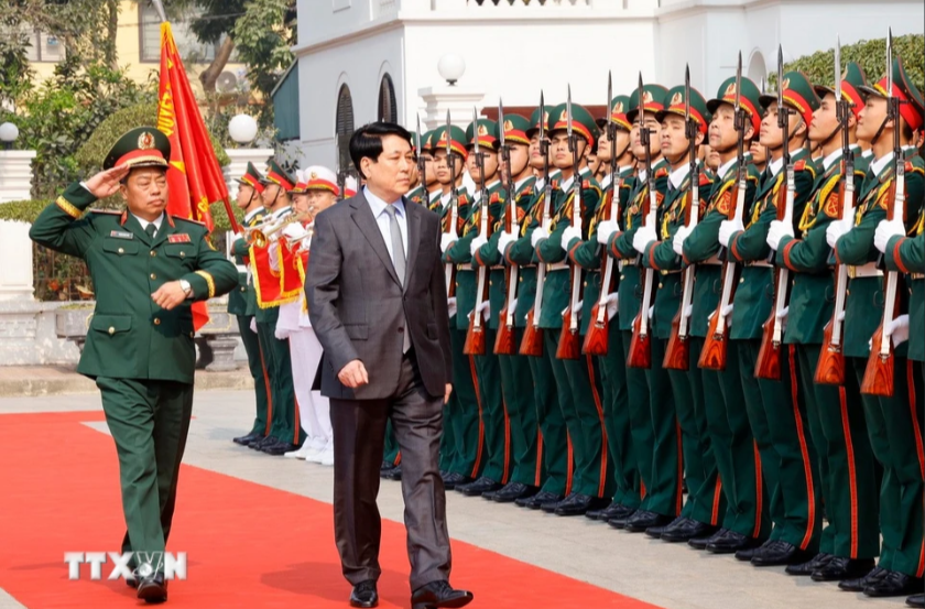 Chủ tịch nước Lương Cường: Binh chủng Đặc c&ocirc;ng ph&aacute;t huy truyền thống "Đặc biệt tinh nhuệ"- Ảnh 1.