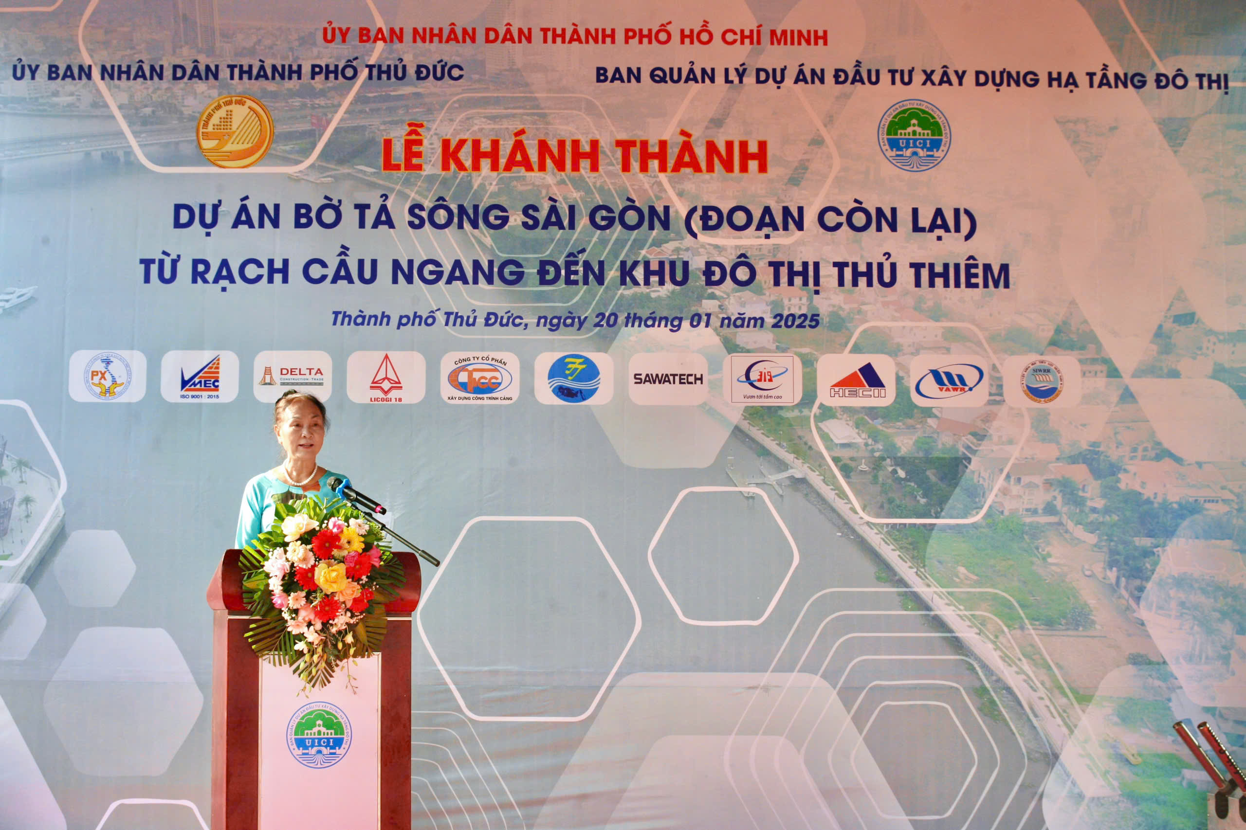 Kh&aacute;nh th&agrave;nh dự &aacute;n Bờ tả s&ocirc;ng S&agrave;i G&ograve;n: C&ocirc;ng tr&igrave;nh chống ngập gần 993 tỉ đồng- Ảnh 4.