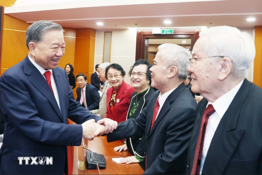 Tổng B&iacute; thư T&ocirc; L&acirc;m: Đồng l&ograve;ng đưa đất nước ph&aacute;t triển nhanh, bền vững trong kỷ nguy&ecirc;n mới- Ảnh 1.