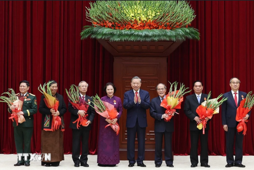 Tổng B&iacute; thư T&ocirc; L&acirc;m: Đồng l&ograve;ng đưa đất nước ph&aacute;t triển nhanh, bền vững trong kỷ nguy&ecirc;n mới- Ảnh 7.