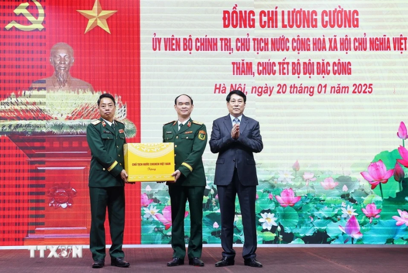 Chủ tịch nước Lương Cường: Binh chủng Đặc c&ocirc;ng ph&aacute;t huy truyền thống "Đặc biệt tinh nhuệ"- Ảnh 6.