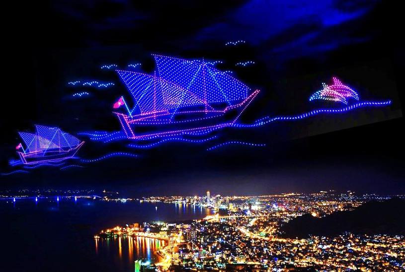 M&agrave;n tr&igrave;nh diễn drone hỏa thuật kỷ lục thế giới tại H&agrave; Nội đ&ecirc;m giao thừa- Ảnh 21.