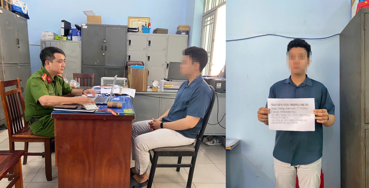 C&ocirc;ng an mời 1 thanh ni&ecirc;n ở TP HCM tung tin "xuy&ecirc;n kh&ocirc;ng v&agrave;o thế giới kh&aacute;c" l&ecirc;n l&agrave;m việc- Ảnh 1.