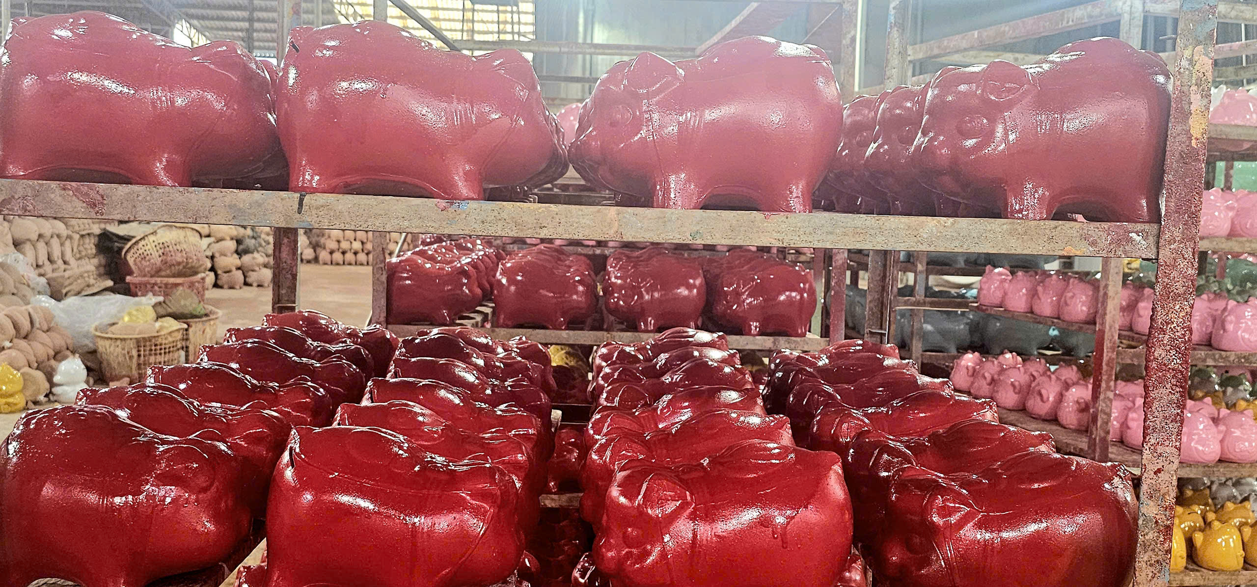 Cơ sở sản xuất heo đất đắt h&agrave;ng nhờ bắt trend capybara- Ảnh 5.