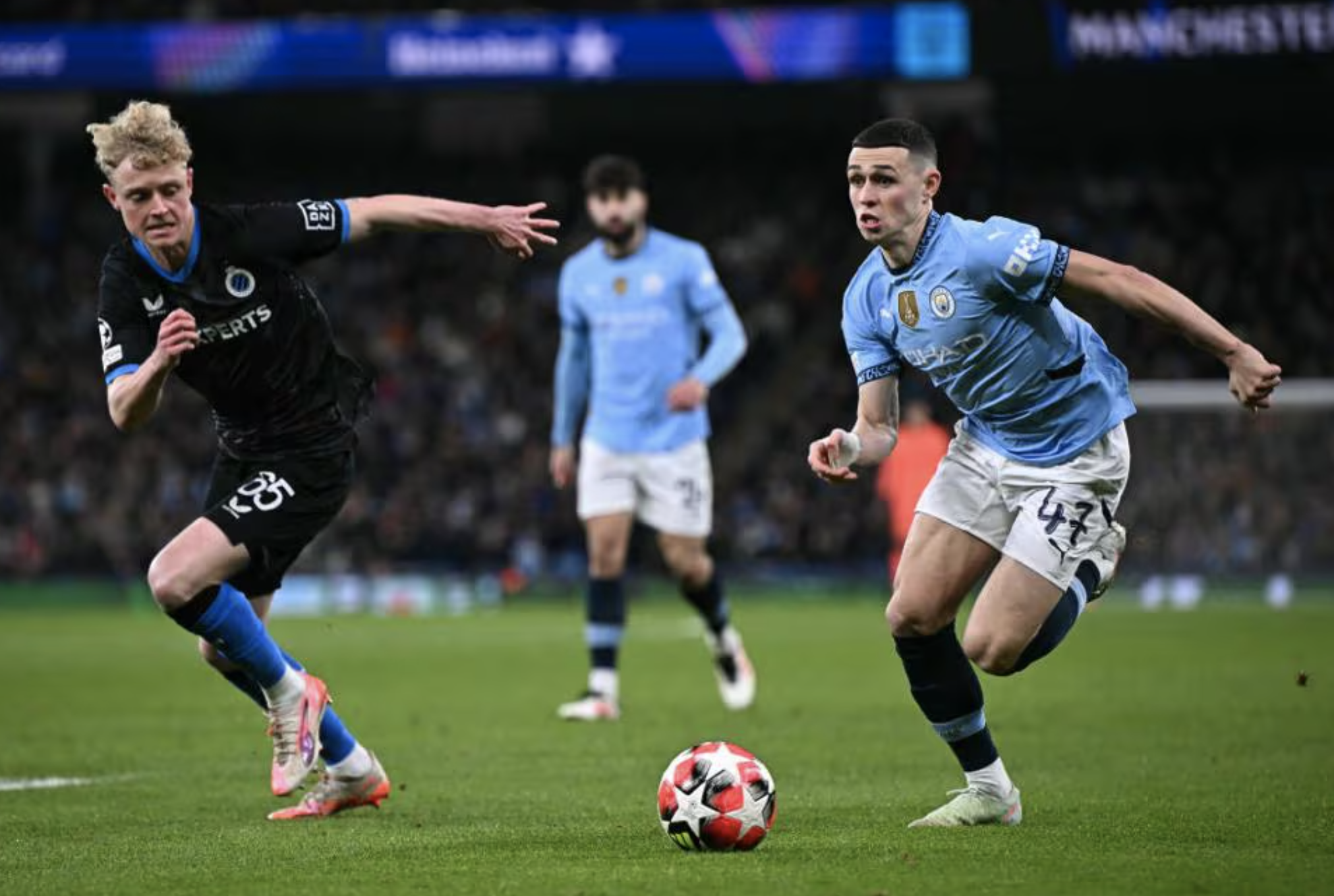 Đánh bại Club Brugge sân nhà, Man City giành vé vớt Champions League- Ảnh 1.