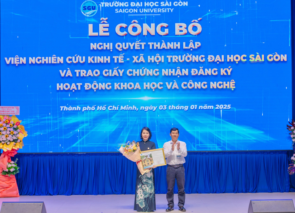Trường ĐH S&agrave;i G&ograve;n th&agrave;nh lập Viện Nghi&ecirc;n cứu kinh tế - x&atilde; hội- Ảnh 1.