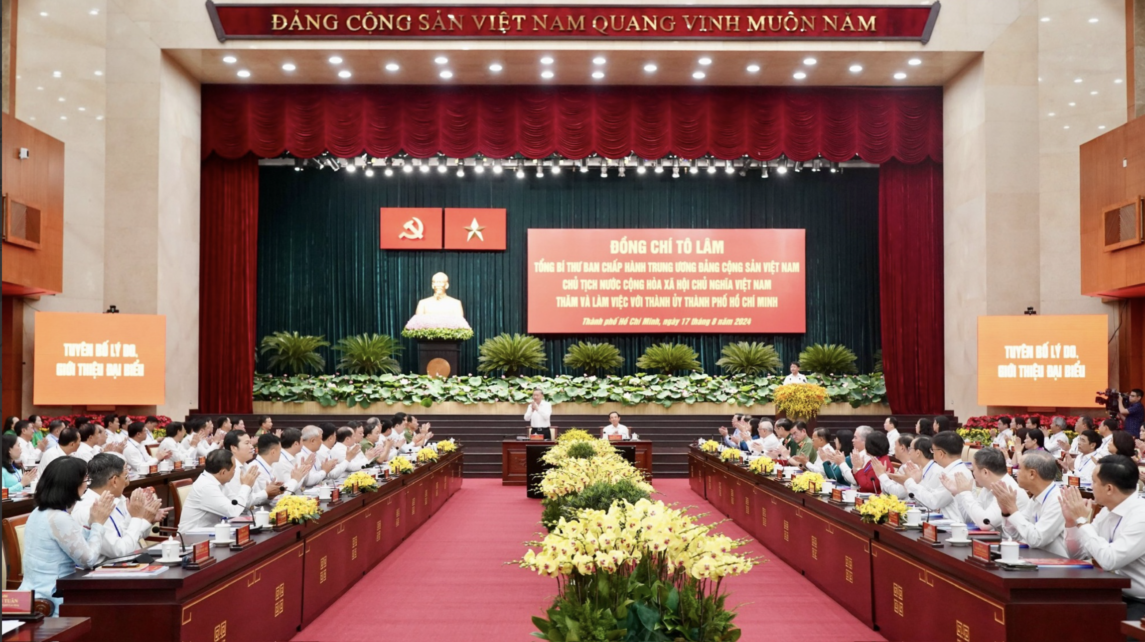 Những chuyến thăm, l&agrave;m việc của l&atilde;nh đạo cấp cao với TP HCM trong năm 2024- Ảnh 2.