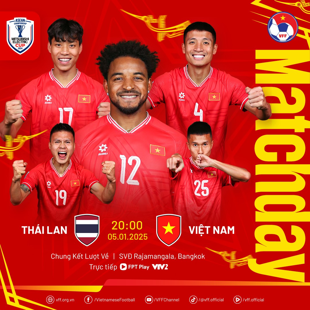 Thắng Th&aacute;i Lan 3-2, Việt Nam v&ocirc; địch ASEAN Cup 2024- Ảnh 1.