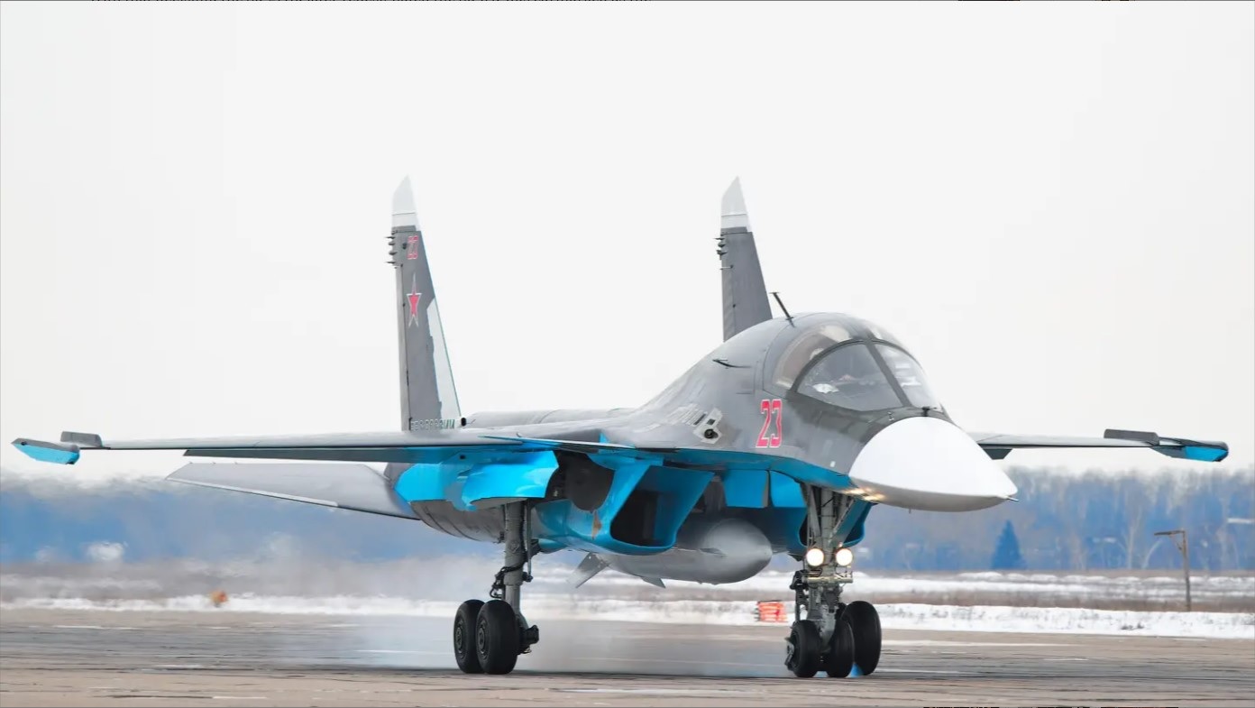 M&aacute;y bay Su-34 của Nga. Ảnh: Dmitry Chushkin/Wikimedia