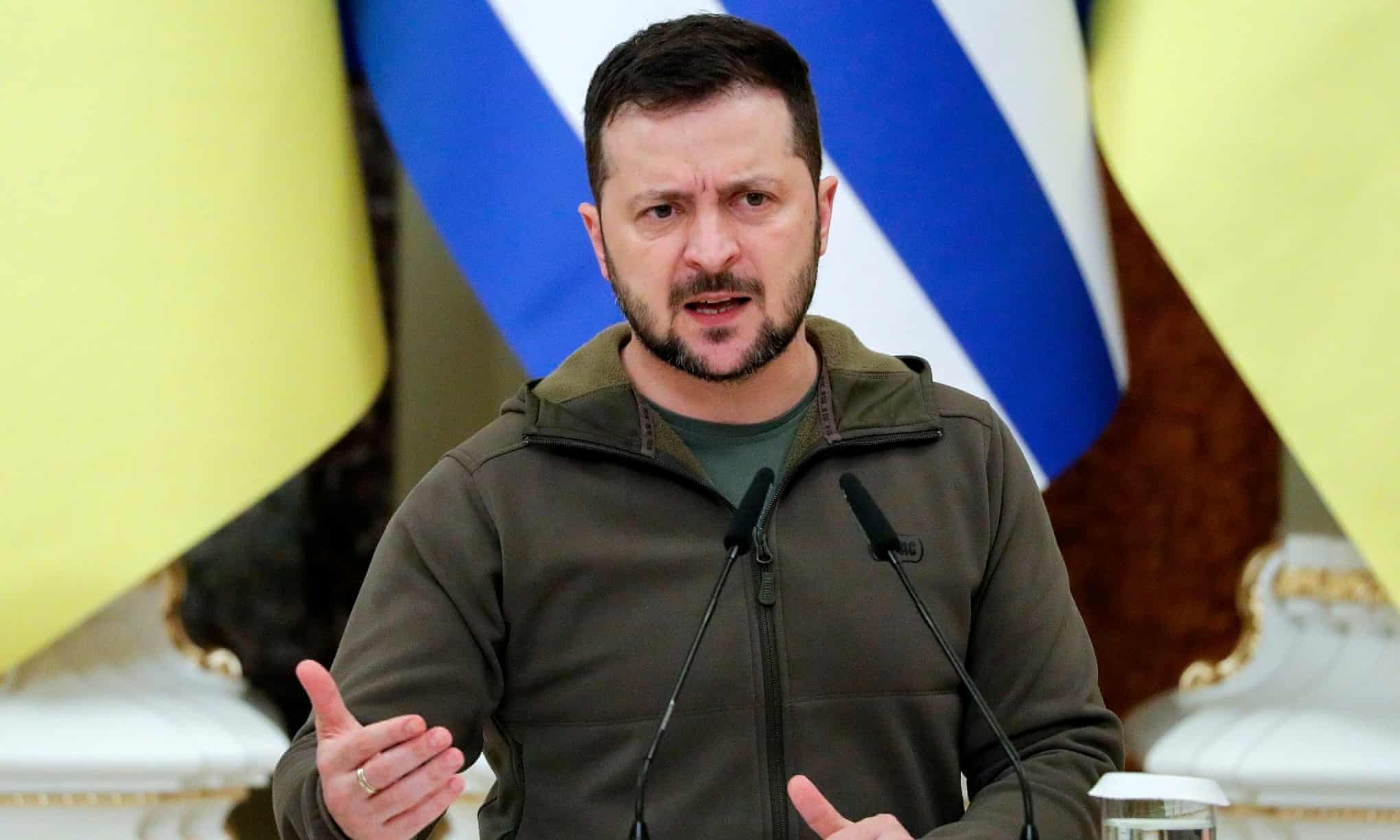 Tổng thống Ukraine Volodymyr Zelensky. Ảnh: EPA