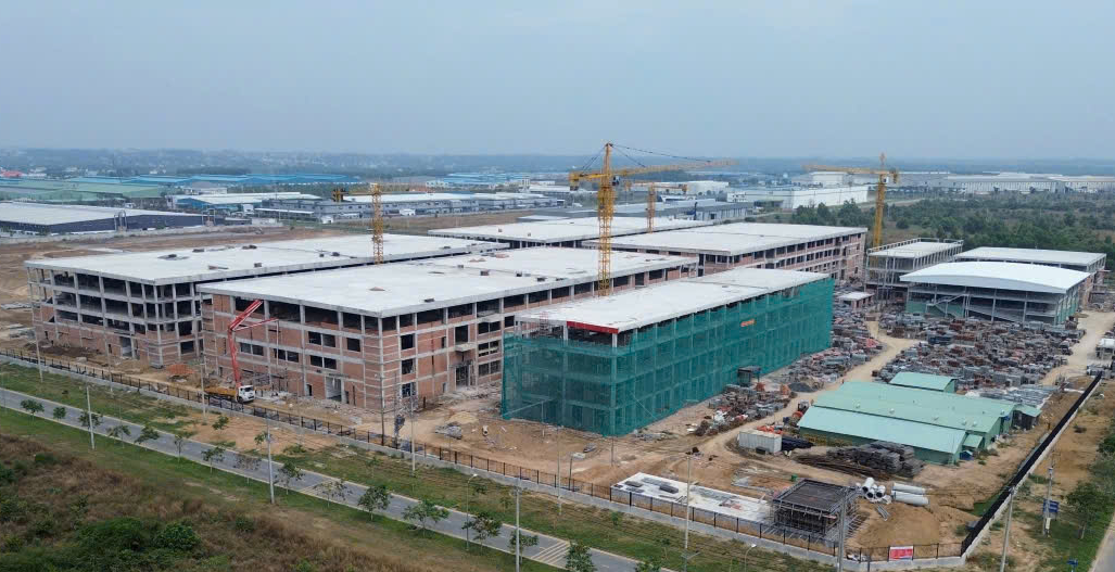 Một c&ocirc;ng ty x&acirc;y dựng h&agrave;ng loạt c&ocirc;ng tr&igrave;nh kh&ocirc;ng ph&eacute;p trong Khu c&ocirc;ng nghiệp ở Đồng Nai- Ảnh 1.