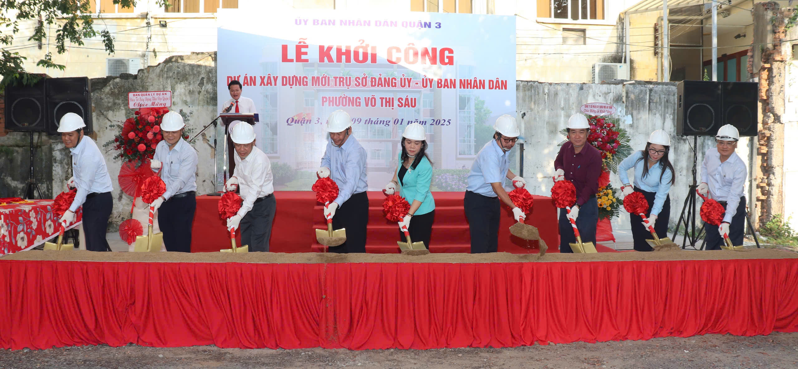 Quận 3 khởi c&ocirc;ng dự &aacute;n trụ sở mới cho phường V&otilde; Thị S&aacute;u- Ảnh 1.