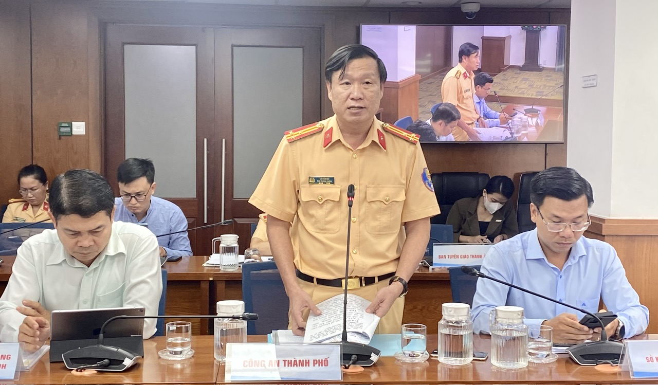 C&ocirc;ng an TP HCM th&ocirc;ng tin việc xử l&yacute; vi phạm giao th&ocirc;ng khi &aacute;p dụng mức phạt "cao ngất"- Ảnh 1.