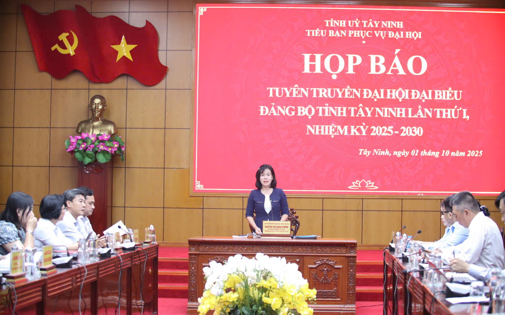 Tây Ninh thông tin về thời gian, địa điểm tổ chức Đại hội Đại biểu Đảng bộ tỉnh