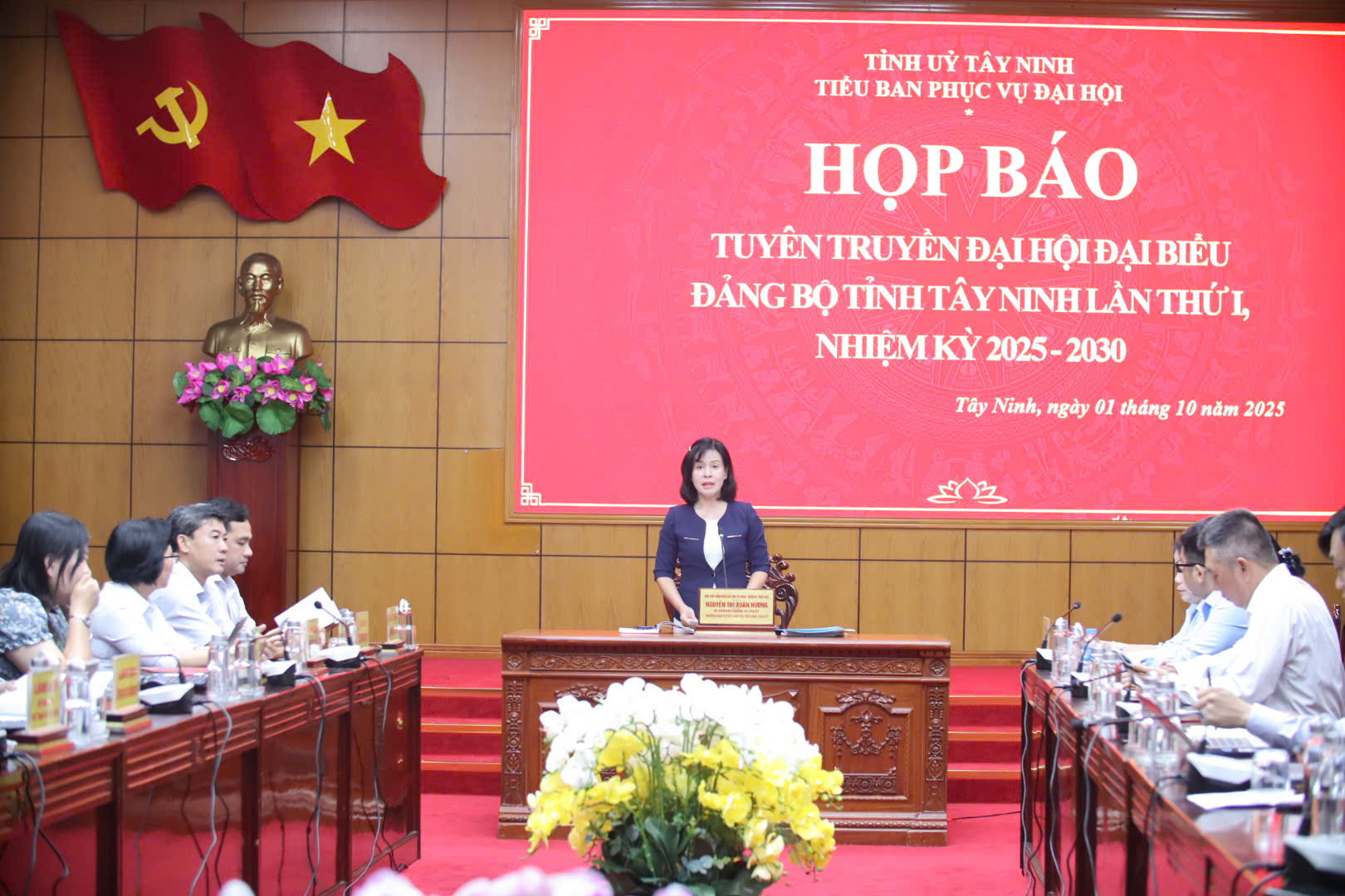 Thời gian v&agrave; địa điểm tổ chức Đại hội đại biểu Đảng bộ tỉnh T&acirc;y Ninh lần thứ I - Ảnh 1.