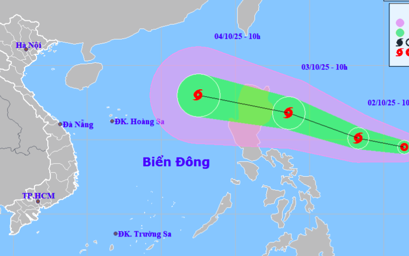 Tin mới về &aacute;p thấp nhiệt đới gần Biển Đ&ocirc;ng - Ảnh 2.