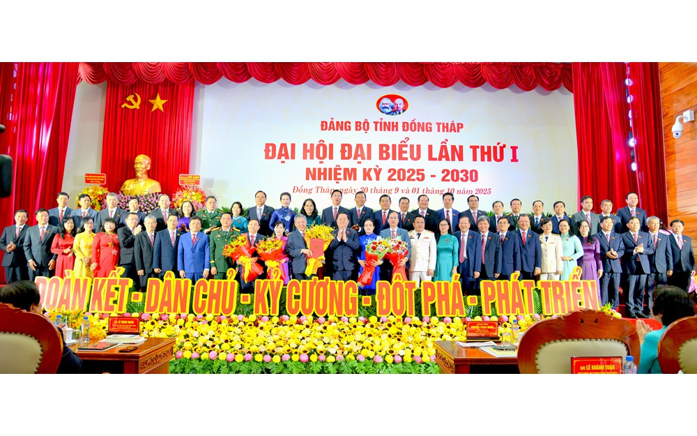 Danh sách Ban Thường vụ, Ban Chấp hành Đảng bộ tỉnh Đồng Tháp nhiệm kỳ 2025-2030