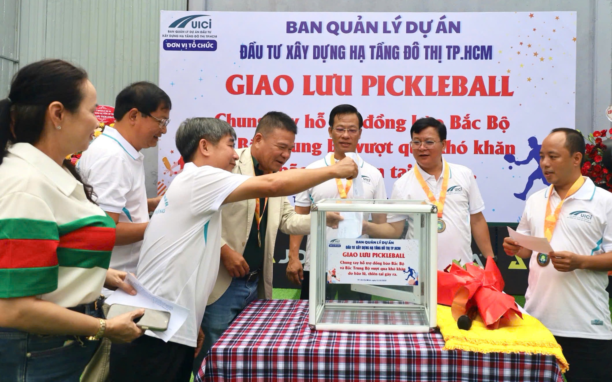 TP HCM: Tổ chức Giải giao lưu Pickleball gây quỹ hỗ trợ đồng bào vùng bão lũ