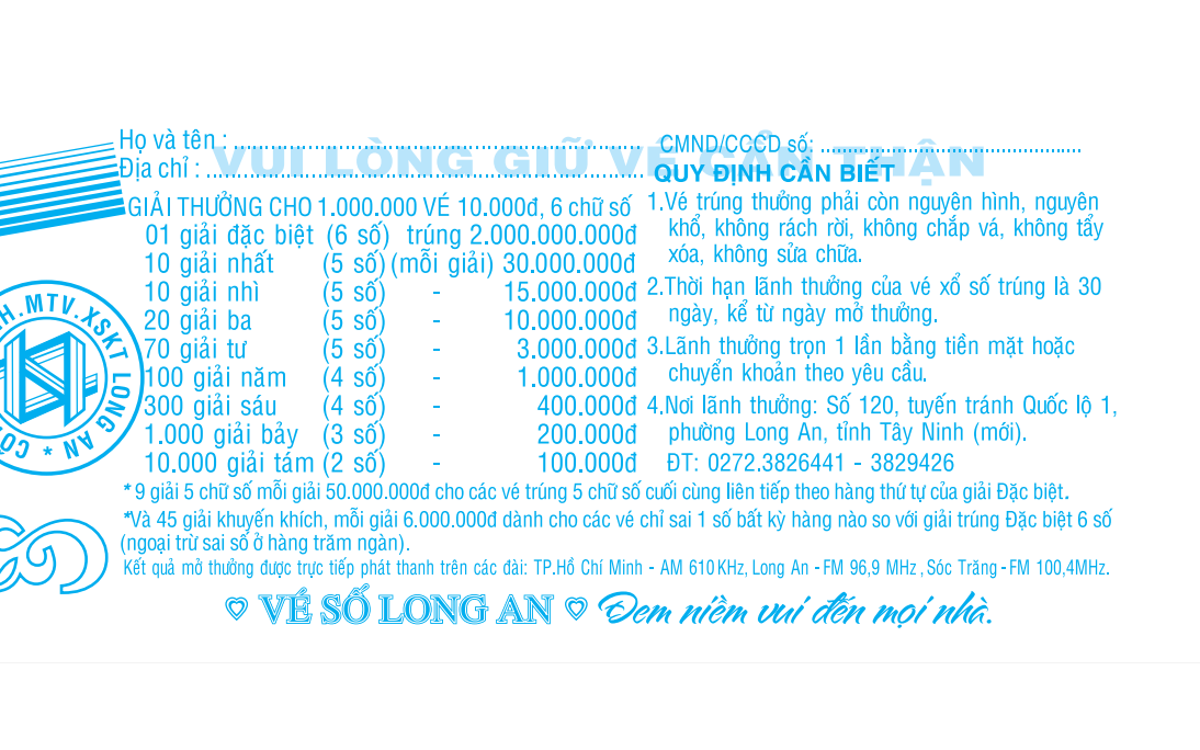 Xổ số miền Nam: 24 tờ vé số trúng giải đặc biệt “nổ” tại Tây Ninh