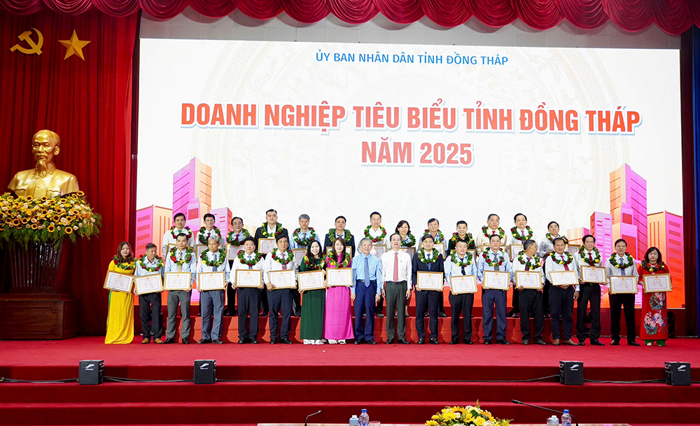 Đồng Th&aacute;p vinh danh doanh nghiệp, doanh nh&acirc;n ti&ecirc;u biểu - Ảnh 1.