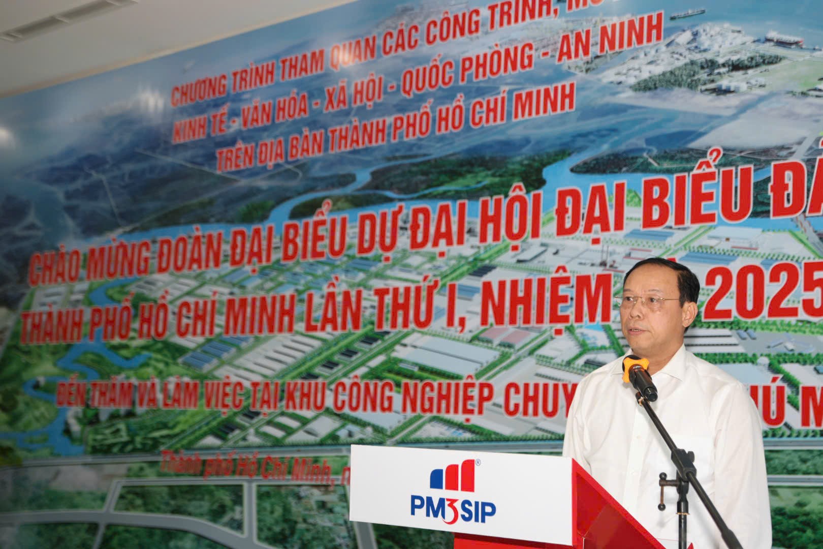 Đo&agrave;n Đại biểu dự Đại hội Đảng bộ TP HCM l&agrave;m việc tại Cảng Gemalink v&agrave; KCN chuy&ecirc;n s&acirc;u Ph&uacute; Mỹ 3 - Ảnh 5.