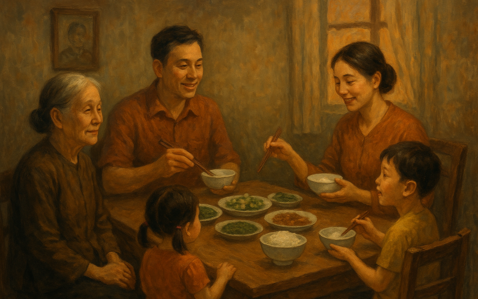 Xóa khoảng cách vô hình bên mâm cơm - Ảnh 2.