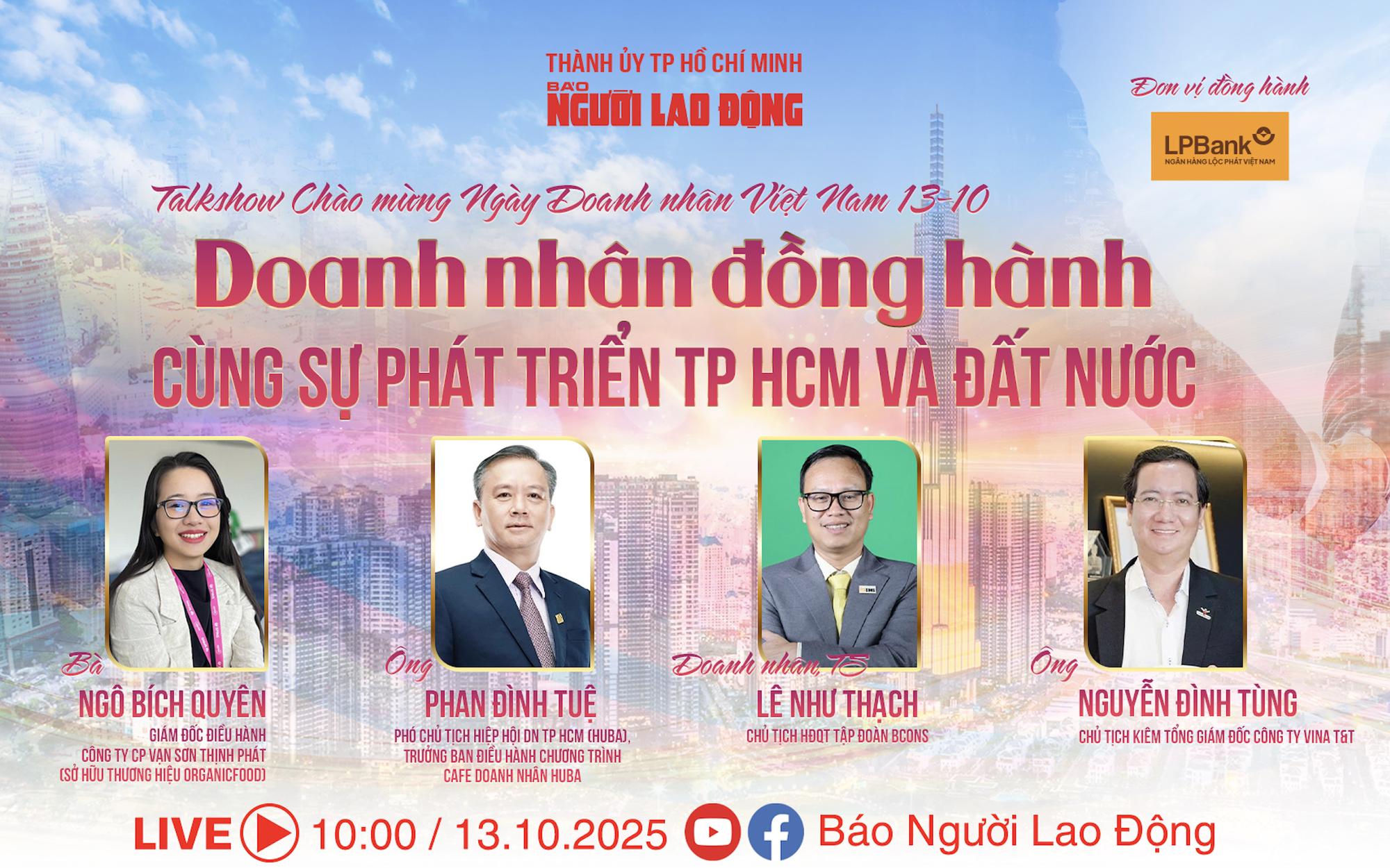 Talkshow "Doanh nhân đồng hành cùng sự phát triển TP HCM và cả nước"
