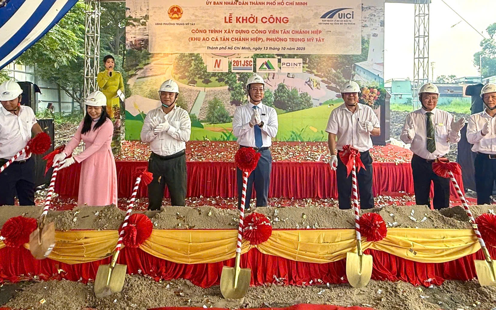 TP HCM: Khởi công dự án Công viên Tân Chánh Hiệp