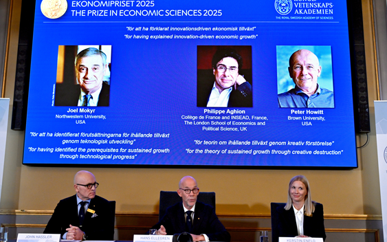 Ba nhà nghiên cứu nhận Giải Nobel Kinh tế