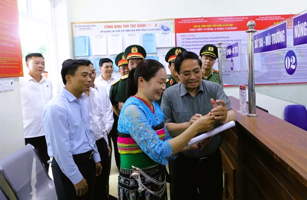 Thủ tướng Phạm Minh Chính khởi công xây dựng trường liên cấp bán trú tại Bát Mọt - Ảnh 1.