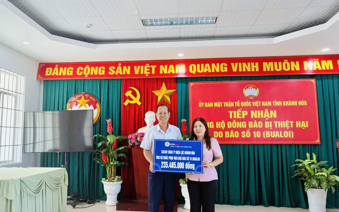 CBCNV EVNCPC ủng hộ hơn 5,1 tỉ đồng giúp đồng bào vùng bão lũ và nhân dân Cuba