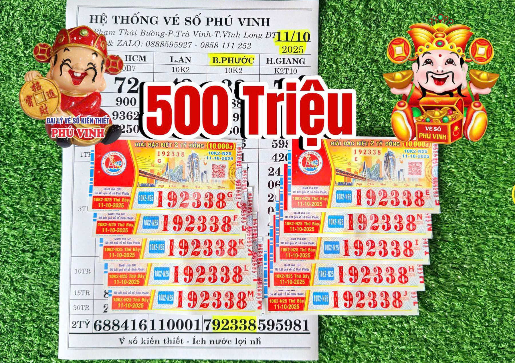 Xổ số miền Nam: Người d&acirc;n miền T&acirc;y tr&uacute;ng thưởng lớn tại Bến Tre , Vũng T&agrave;u , Bạc Li&ecirc;u - Ảnh 1.