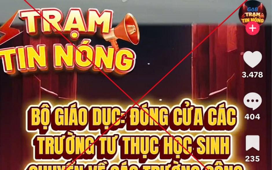 Bộ GD-ĐT nói gì về thông tin "đóng cửa, giải tán trường tư"?