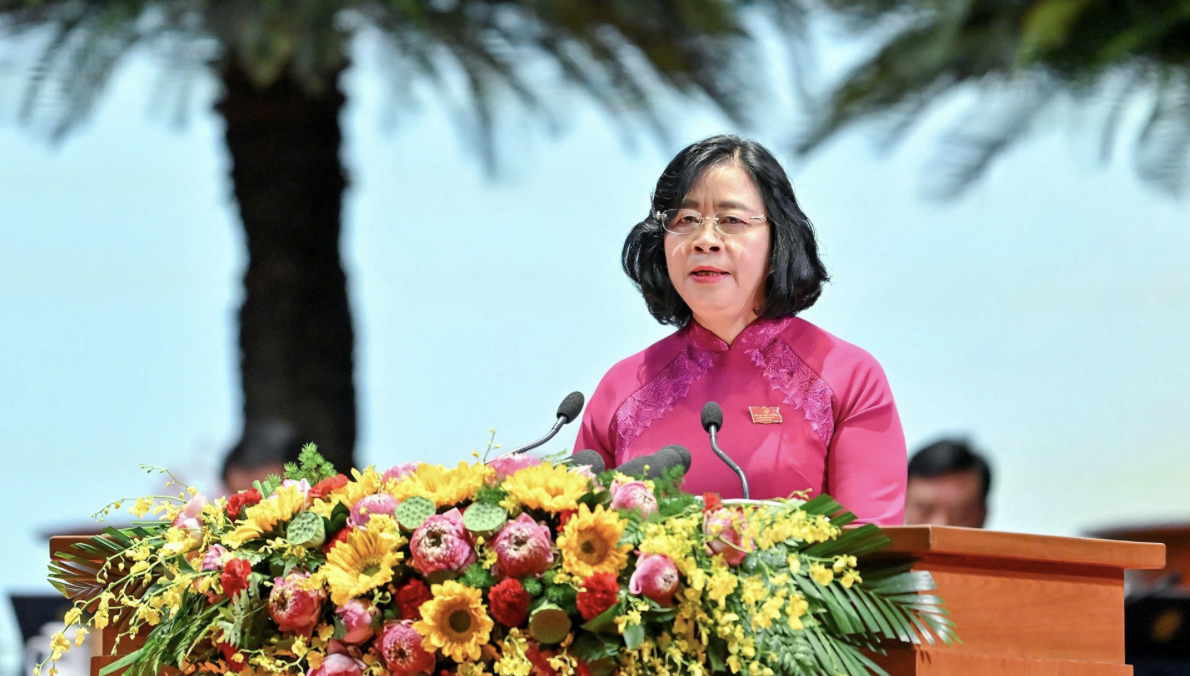 B&iacute; thư Th&agrave;nh ủy H&agrave; Nội ph&aacute;t biểu tại Đại hội Đảng bộ TP H&agrave; Nội lần thứ XVIII - Ảnh 1.