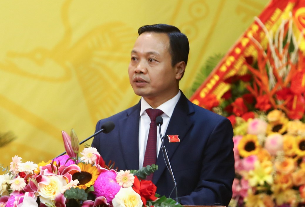 Ông Trần Tiến Dũng được bầu làm Bí thư Tỉnh ủy Điện Biên - Ảnh 1.