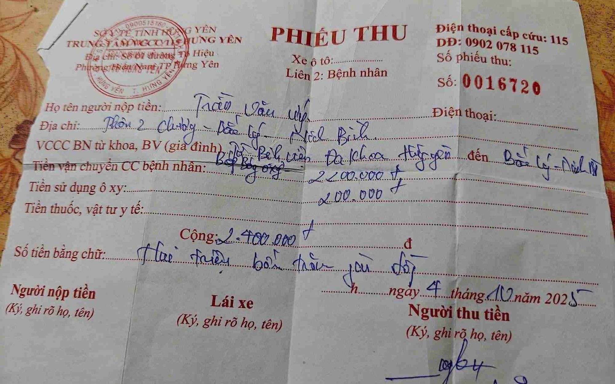 Xôn xao vụ chở 2 thi thể từ Quảng Ninh về Tuyên Quang thu 100 triệu đồng - Ảnh 3.