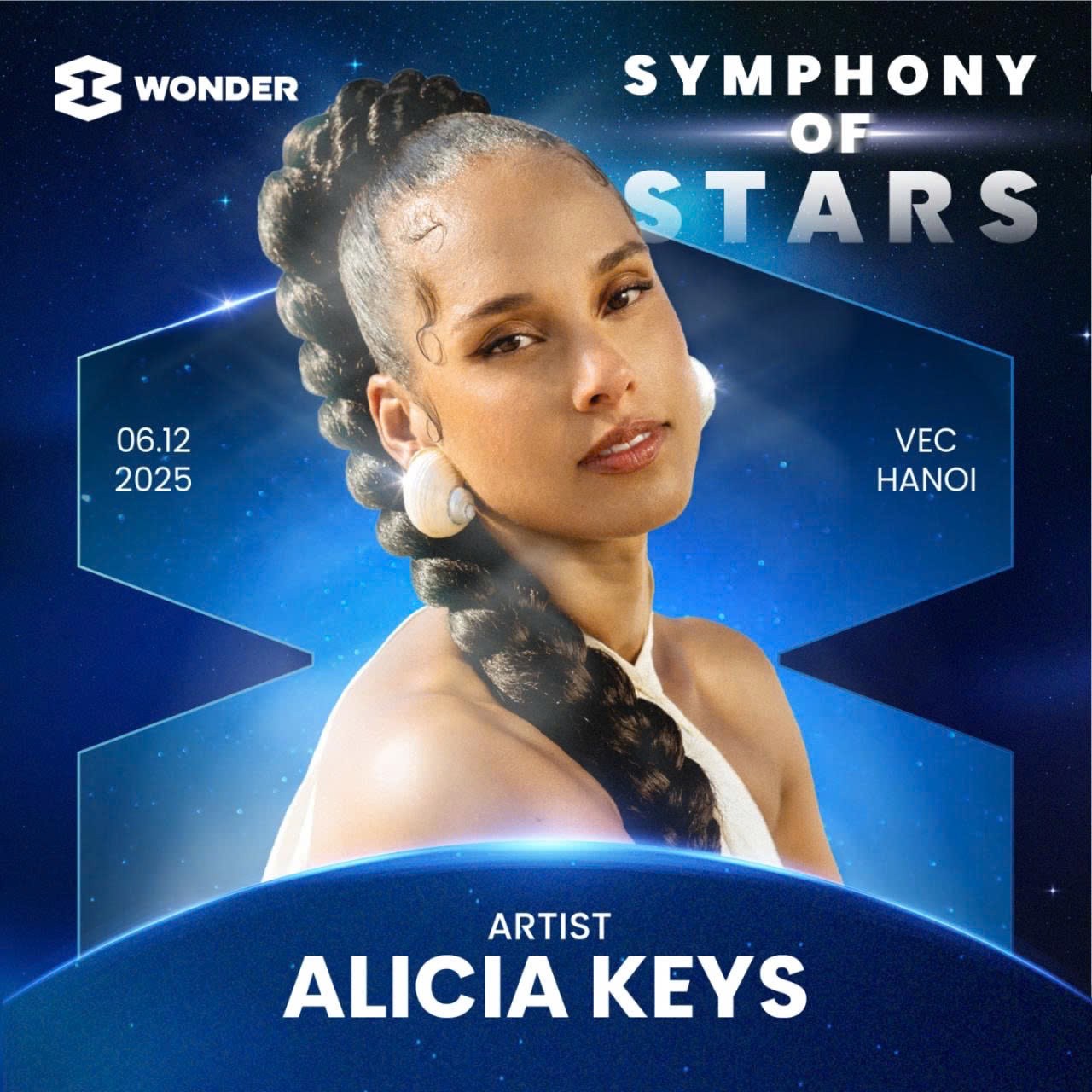 Alicia Keys, chủ nh&acirc;n 17 giải Grammy, sẽ biểu diễn tại 8Wonder Winter 2025 - Ảnh 1.