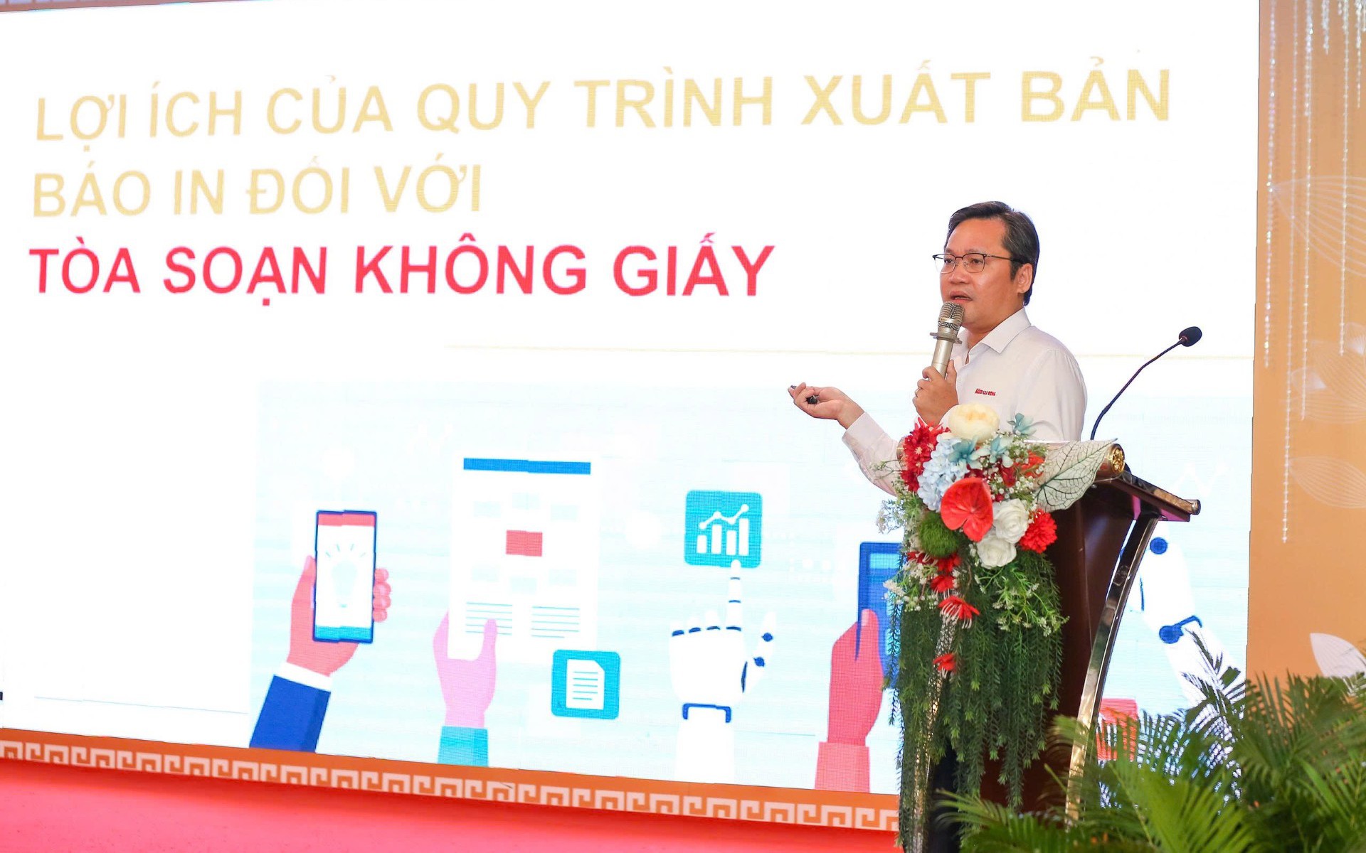 Thay đổi mạnh mẽ quy trình, công nghệ sản xuất báo chí