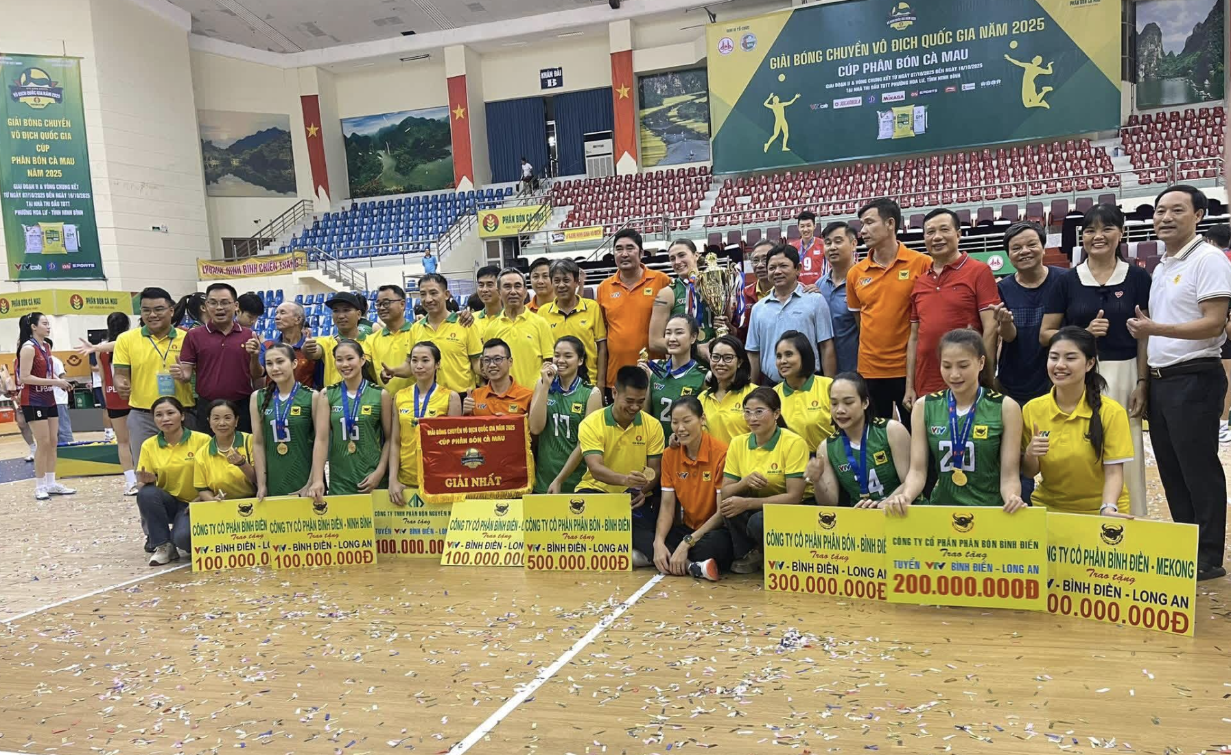 Thắng chủ nh&agrave; LPBank Ninh B&igrave;nh, VTV B&igrave;nh Điền Long An v&ocirc; địch b&oacute;ng chuyền nữ quốc gia  - Ảnh 8.