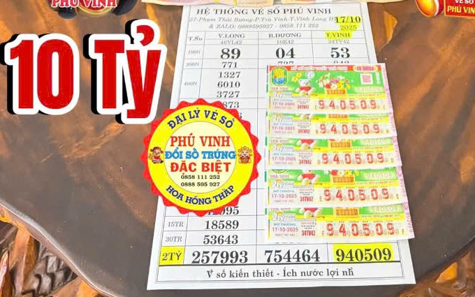 Xổ số miền Nam ngày 17-10: Người phụ nữ trúng 5 vé độc đắc, chỉ nhận tiền mặt 1,5 tỉ đồng