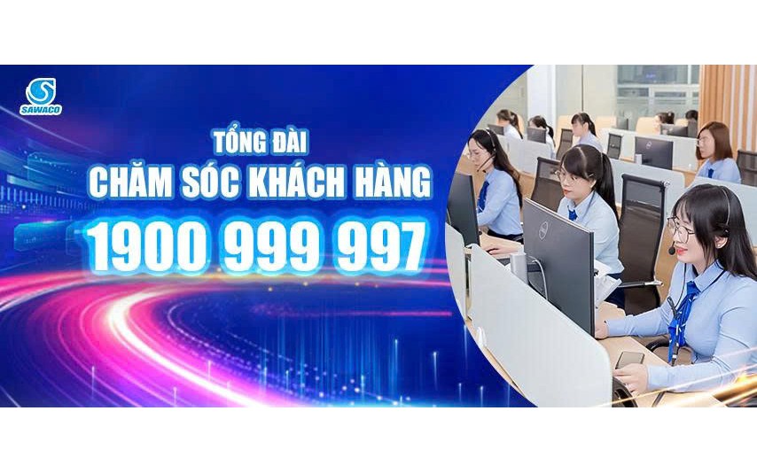 SAWACO ra mắt tổng đài hợp nhất 1900 999 997